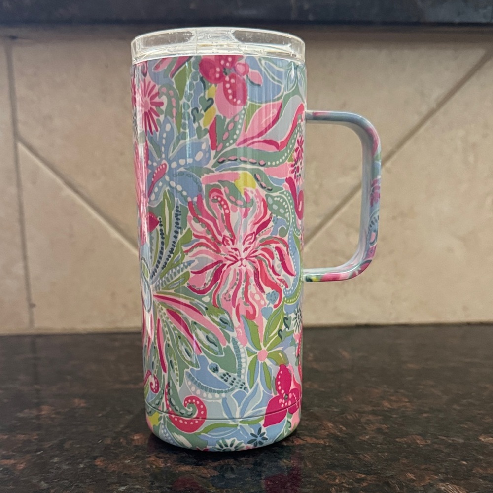 Lilly Pulitzer Golden Hour 10 oz Insulated Tumbler with Handle